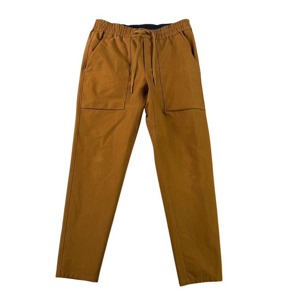Lululemon‎ Bowline Pant Utilitech Men Medium Copper Burnt Orange Tapered Jogger